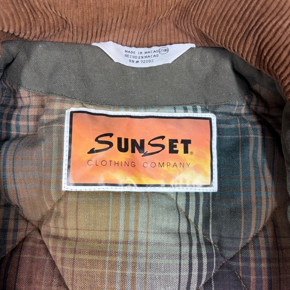 Sunset Clothing Company Jacket Men's 2XB Canvas Corduroy Chore Barn Winter - Picture 4 of 7